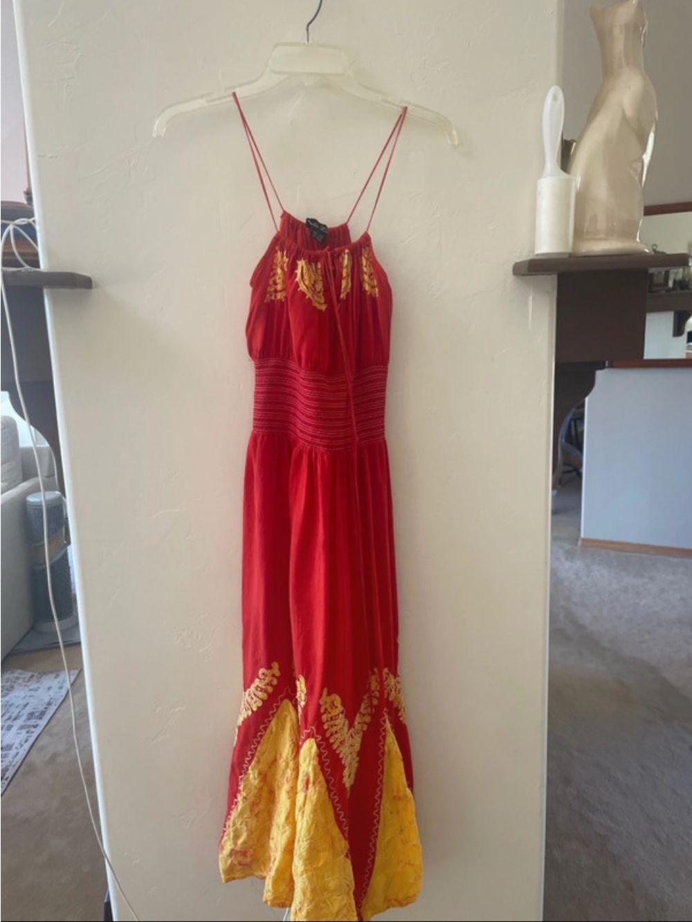 Double-decker boho adjustable/one size Bali dress